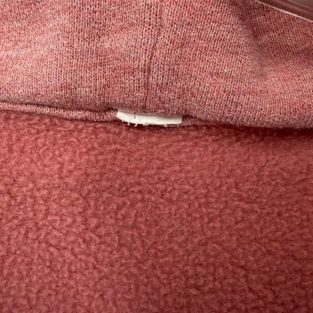 Lululemon Full Zip Hoodie Women Size 8 Pink Fleece Cotton Polyester Slim - Picture 11 of 12